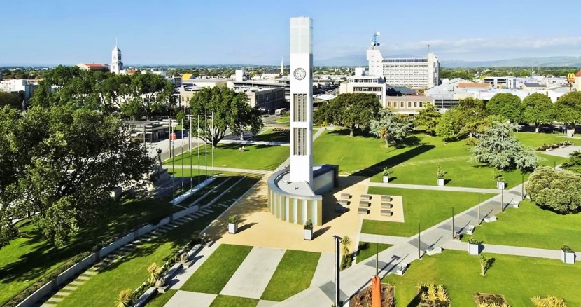 Clock tower Palmerston North Square