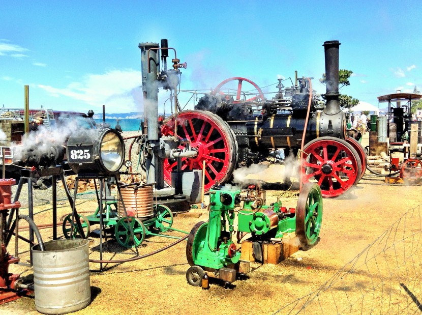 ... steam engines to make you sweat.