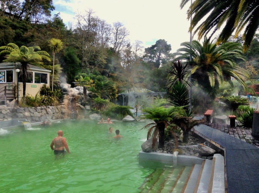 We also went to the DeBretts Hot Springs for a 38°C dip.  Nothing nicer on a cold Taupo day.